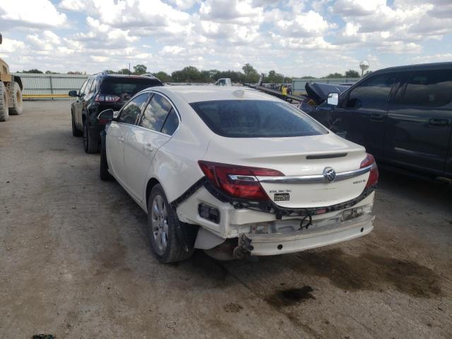 2G4GM5ER8F9278419 - 2015 BUICK REGAL PREM WHITE photo 3