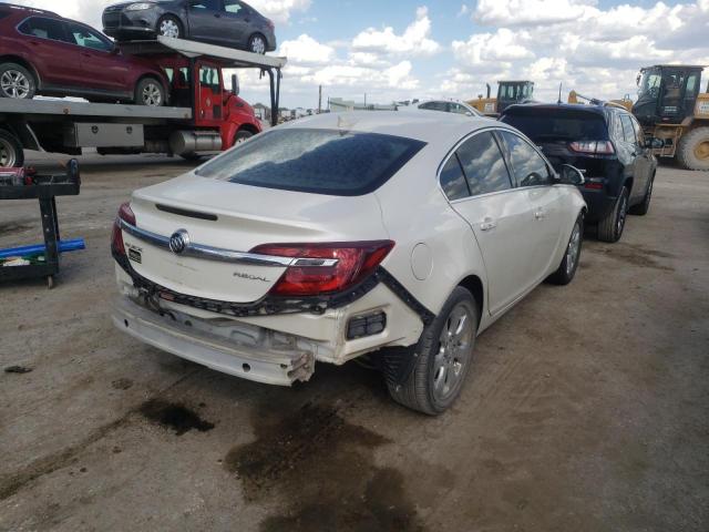 2G4GM5ER8F9278419 - 2015 BUICK REGAL PREM WHITE photo 4