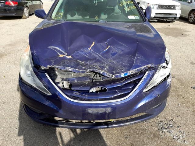 5NPEB4AC4CH502324 - 2012 HYUNDAI SONATA GLS BLUE photo 9