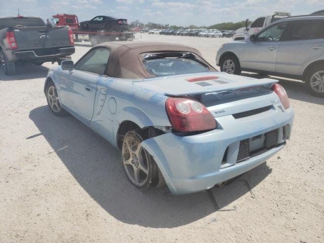 JTDFR320730066239 - 2003 TOYOTA MR2 SPYDER BLUE photo 9