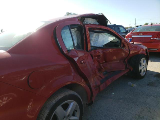 1G1AL58F487318149 - 2008 CHEVROLET COBALT LT RED photo 9