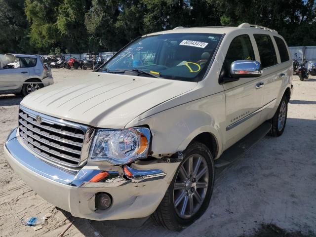 1A8HX58247F571542 - 2007 CHRYSLER ASPEN LIMI WHITE photo 2