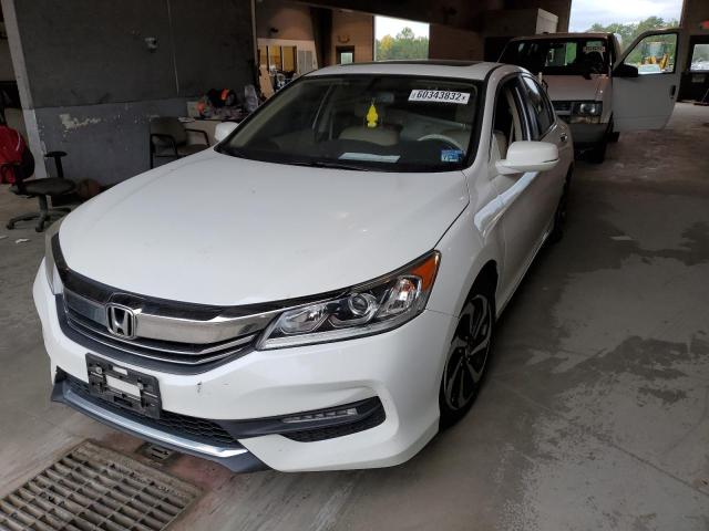 1HGCR2F8XGA001707 - 2016 HONDA ACCORD EXL WHITE photo 2