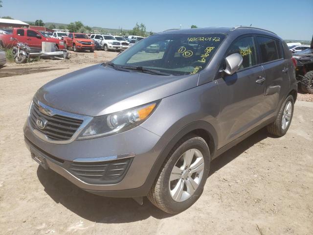 KNDPB3A24D7477988 - 2013 KIA SPORTAGE B SILVER photo 2