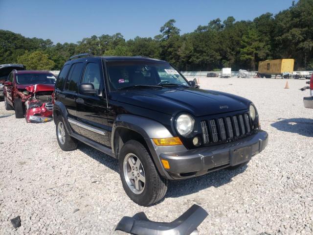 1J4GK48K16W168204 - 2006 JEEP LIBERTY SP BLACK photo 1