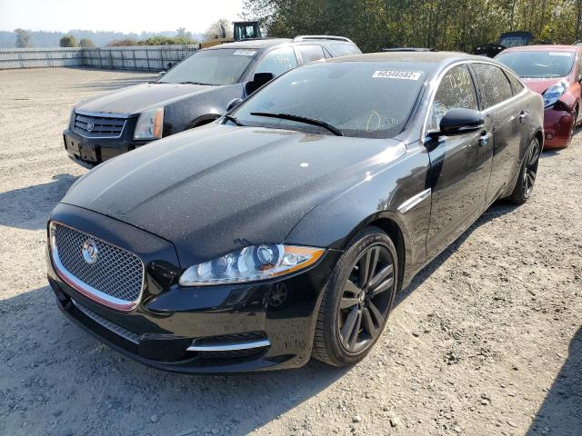 SAJWA2GB5DLV42355 - 2013 JAGUAR XJL PORTFO GRAY photo 2