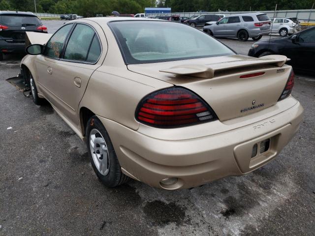 1G2NF52E84M591224 - 2004 PONTIAC GRAND AM S BEIGE photo 3