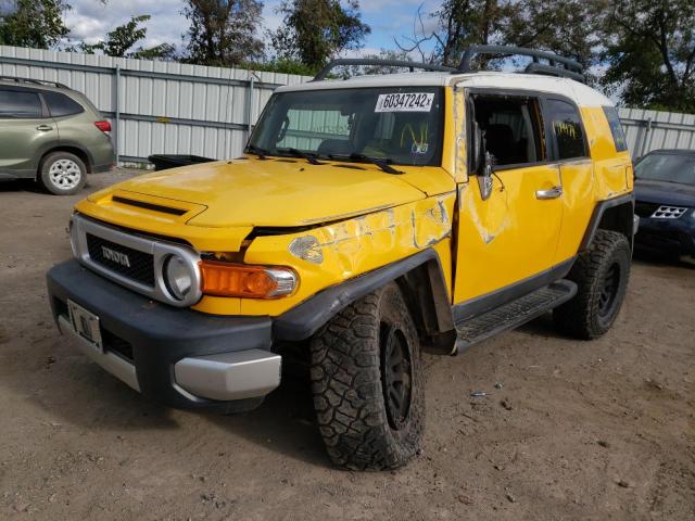 JTEBU11F370091681 - 2007 TOYOTA FJ CRUISER YELLOW photo 2