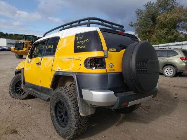 JTEBU11F370091681 - 2007 TOYOTA FJ CRUISER YELLOW photo 3