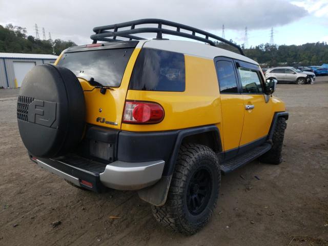 JTEBU11F370091681 - 2007 TOYOTA FJ CRUISER YELLOW photo 4