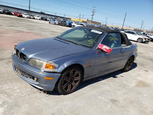 WBABR3342YEG01553 - 2000 BMW 323 CI BLUE photo 2