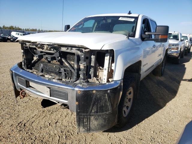 1GC4KZCG7FF677108 - 2015 CHEVROLET SILVERADO WHITE photo 2