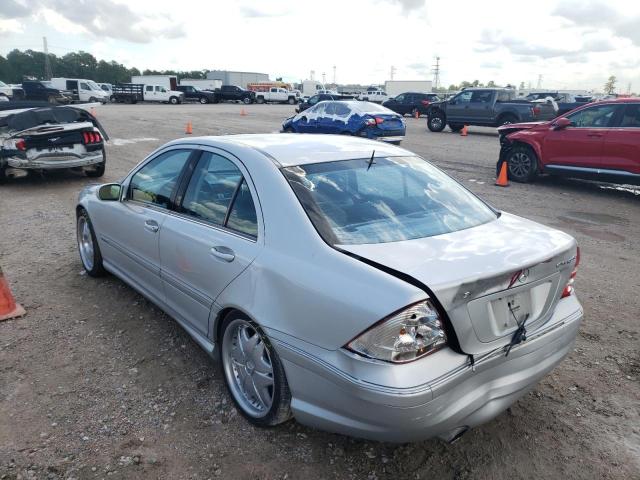 WDBRF40J55A763637 - 2005 MERCEDES-BENZ C 230K SPO SILVER photo 3