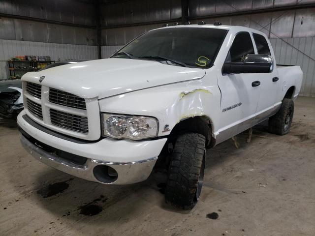 3D7KU28C74G283396 - 2004 DODGE RAM 2500 S WHITE photo 2