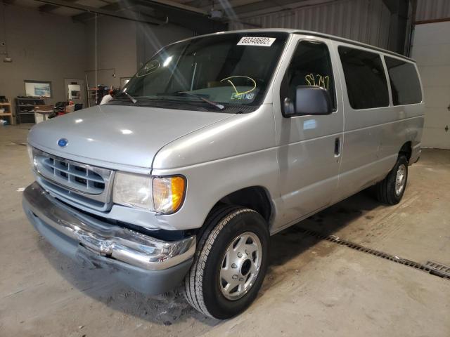 1FBHE31L6VHA00449 - 1997 FORD ECONOLINE GRAY photo 2