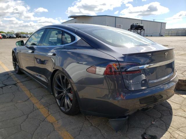 5YJSA1H25EFP68373 - 2014 TESLA MODEL S Boz foto 3