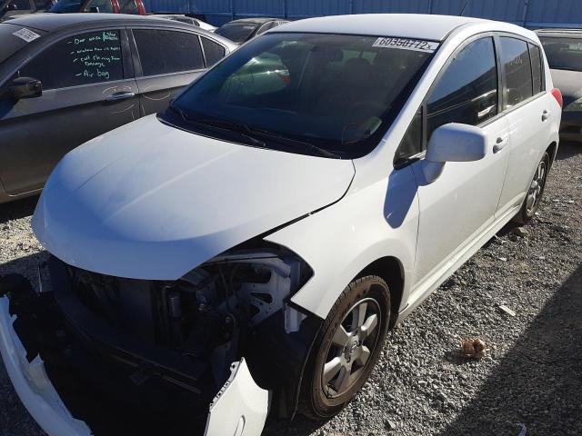 3N1BC1CP1BL393577 - 2011 NISSAN VERSA S WHITE photo 2