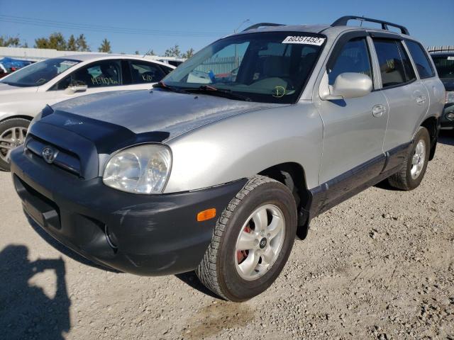 KM8SB13D75U933607 - 2005 HYUNDAI SANTA FE SILVER photo 2