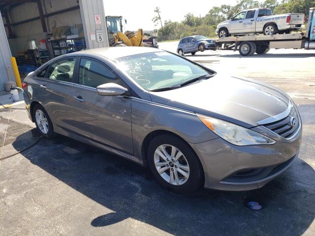 5NPEB4AC2EH847841 - 2014 HYUNDAI SONATA GLS GRAY photo 1