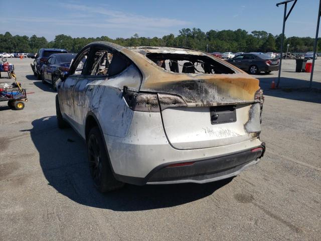 5YJYGDEE0MF065822 - 2021 TESLA MODEL Y Сгоревший фото 3