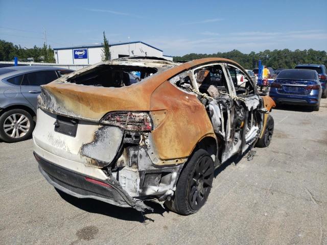 5YJYGDEE0MF065822 - 2021 TESLA MODEL Y Сгоревший фото 4