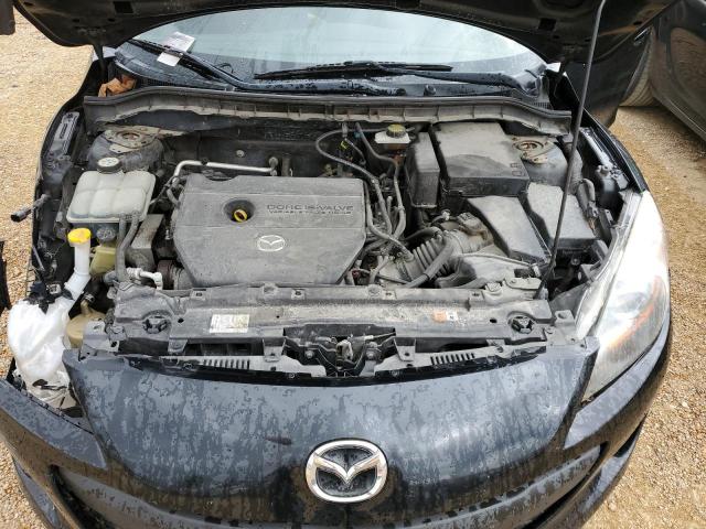 JM1BL1UF2C1528996 - 2012 MAZDA 3 I BLACK photo 7