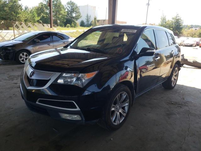 2HNYD2H55BH509898 - 2011 ACURA MDX ADVANC BLACK photo 2