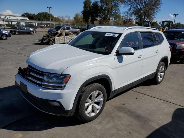 1V2WR2CA8KC576600 - 2019 VOLKSWAGEN ATLAS SE WHITE photo 2