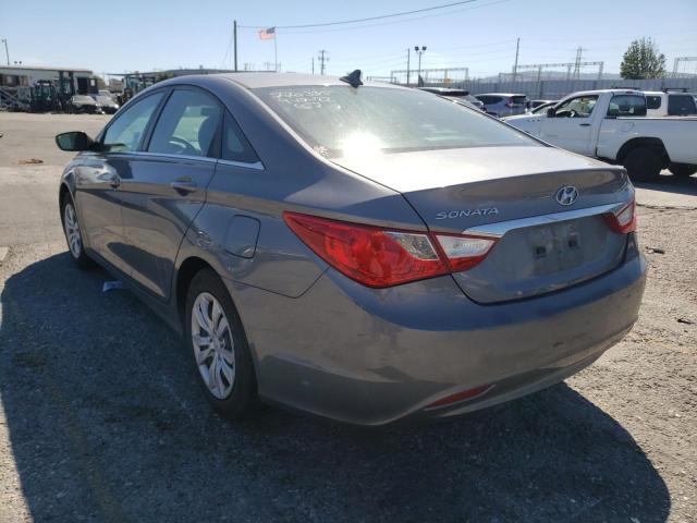 5NPEB4AC1BH236646 - 2011 HYUNDAI SONATA GLS GRAY photo 3