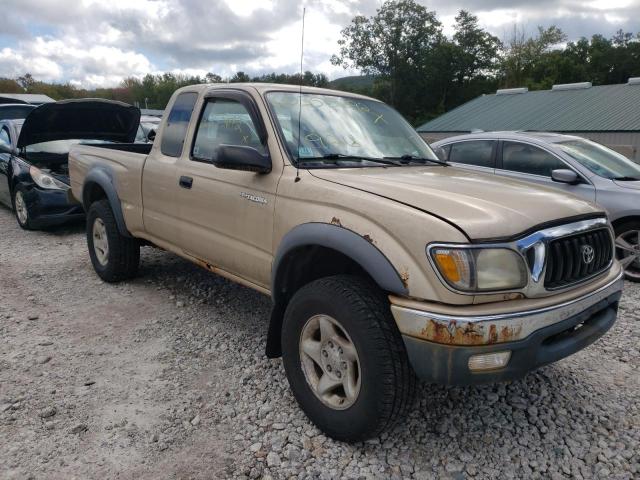 5TEWN72N11Z727324 - 2001 TOYOTA TACOMA XTR TAN photo 1