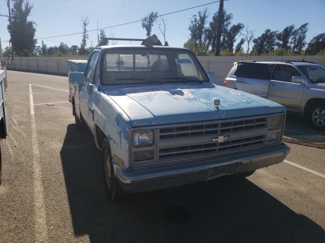 1GBGC24JXFJ181362 - 1985 CHEVROLET C20 BLUE photo 1