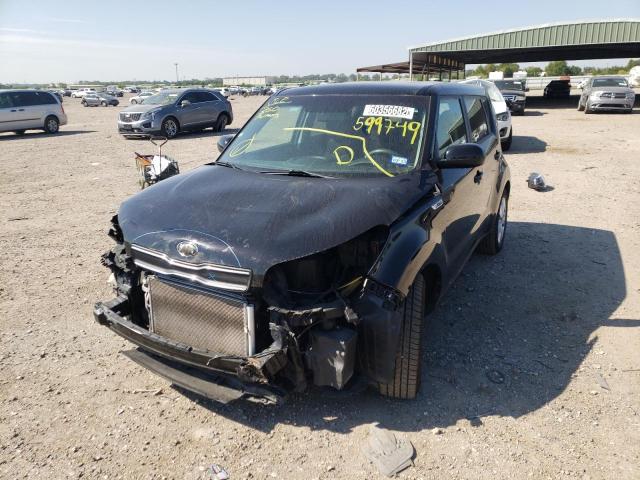 KNDJN2A20J7599749 - 2018 KIA SOUL BLACK photo 2