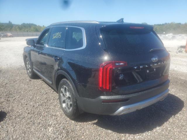 5XYP34HC4MG125482 - 2021 KIA TELLURIDE BLACK photo 3