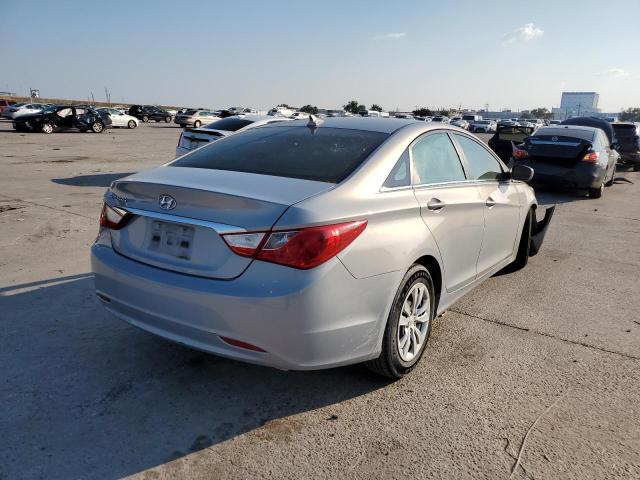 5NPEB4ACXBH136013 - 2011 HYUNDAI SONATA GLS SILVER photo 4