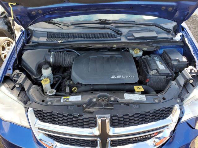 2C4RDGCG6DR754349 - 2013 DODGE GRAND CARA BLUE photo 7