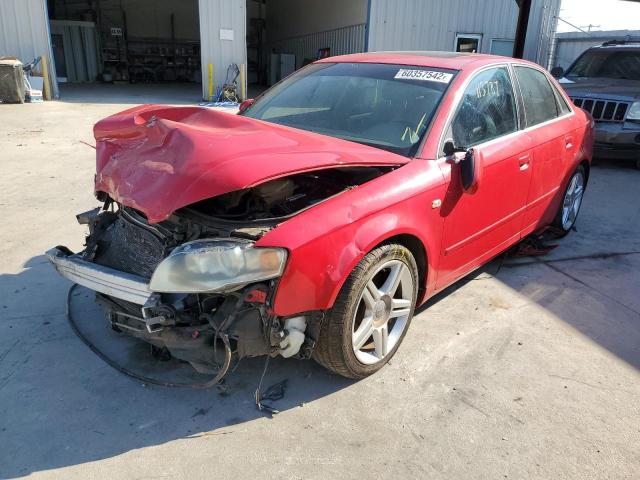 WAUAF68E65A425839 - 2005 AUDI A4 1.8T RED photo 2