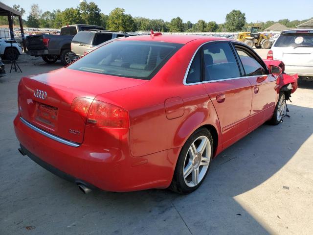 WAUAF68E65A425839 - 2005 AUDI A4 1.8T RED photo 4