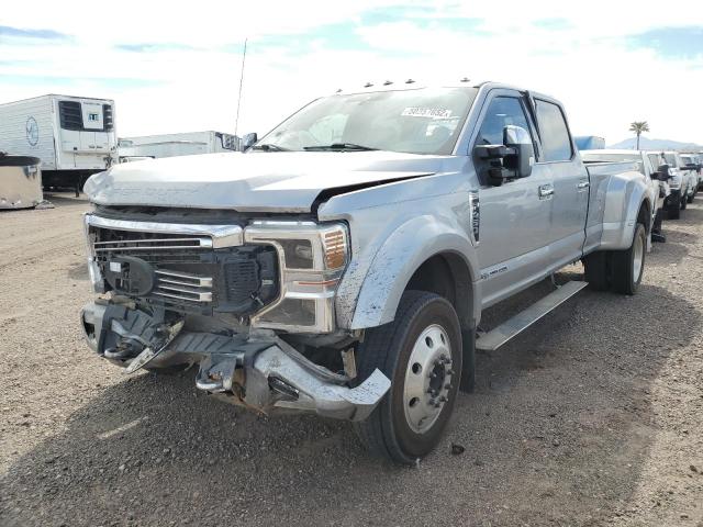 1FT8W4DT3LEC29664 - 2020 FORD F450 SUPER SILVER photo 2