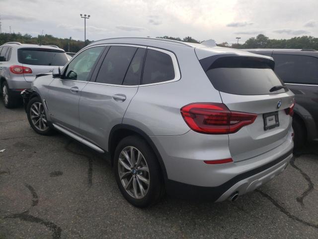 5UXTR9C50JLD60577 - 2018 BMW X3 XDRIVE3 SILVER photo 3