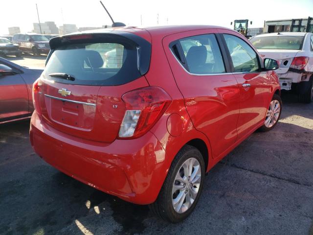 KL8CF6SA7MC738119 - 2021 CHEVROLET SPARK 2LT RED photo 4