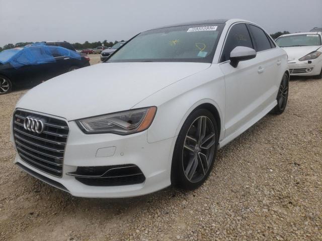 WAUFFGFF6F1127803 - 2015 AUDI S3 PRESTIG WHITE photo 2