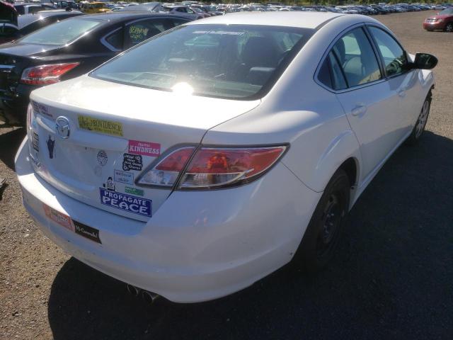 1YVHZ8BH7B5M20428 - 2011 MAZDA 6 I WHITE photo 4