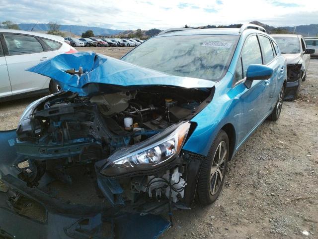 4S3GTAD63K3724700 - 2019 SUBARU IMPREZA PR BLUE photo 2