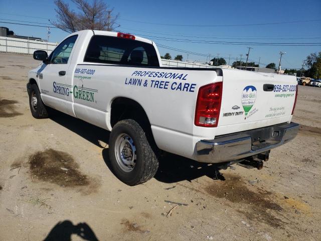 3D6WR26D88G214418 - 2008 DODGE RAM 2500 S WHITE photo 3