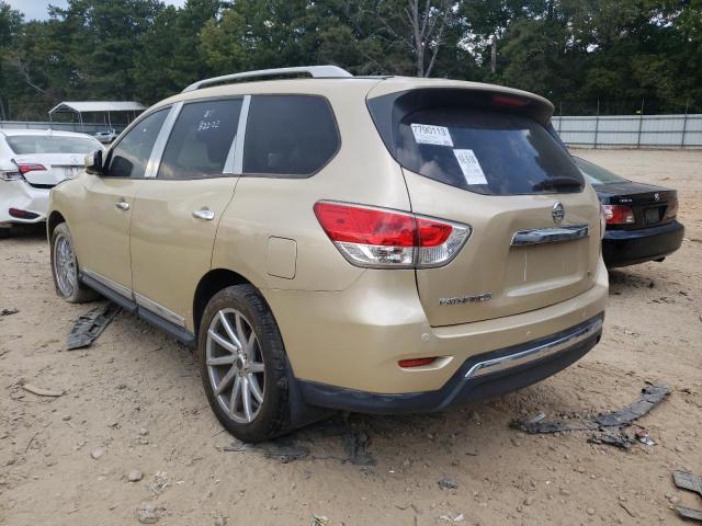 5N1AR2MN5DC624744 - 2013 NISSAN PATHFINDER BEIGE photo 3