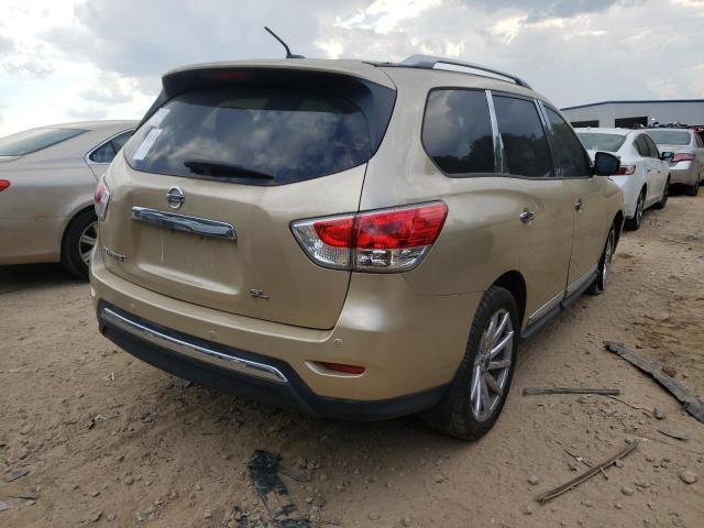 5N1AR2MN5DC624744 - 2013 NISSAN PATHFINDER BEIGE photo 4