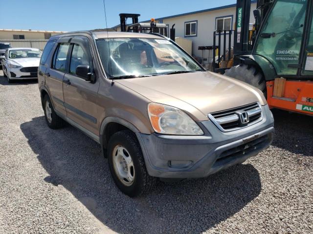 JHLRD68414C000568 - 2004 HONDA CR-V LX BROWN photo 1