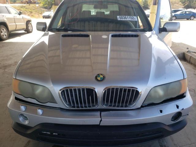 5UXFB33573LH42333 - 2003 BMW X5 4.4I SILVER photo 7