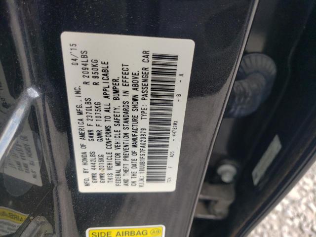 19UUB1F57FA020979 - 2015 ACURA TLX TECH CHARCOAL photo 10