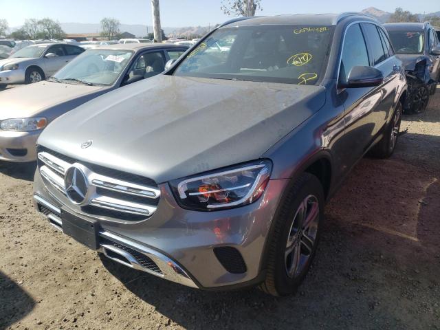 W1N0G8DB5LF775314 - 2020 MERCEDES-BENZ GLC 300 GRAY photo 2